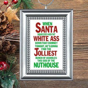 National Lampoons Christmas Vacation Clark Griswold Funny Quote‎ Custom Ornament